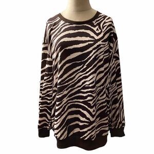 SHEIN Tiger-stripe Sweatshirt / SZ: L (40-42) EUC